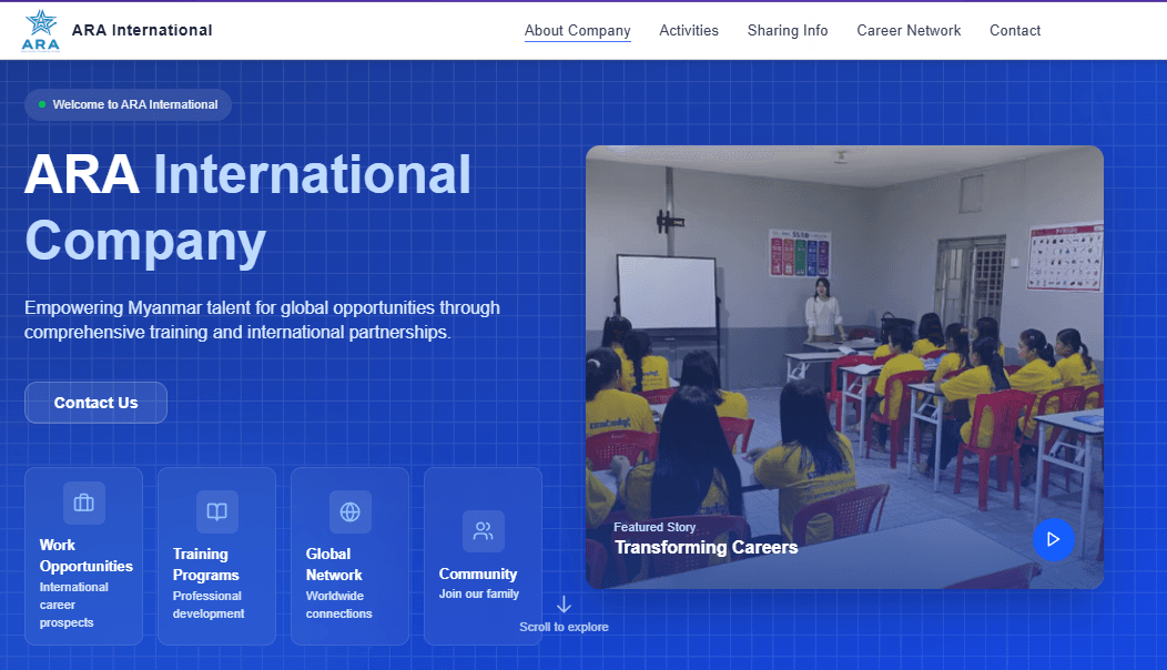 ARA International screenshot 1